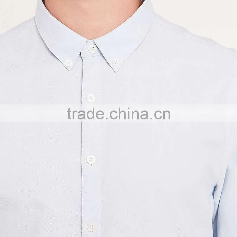 2015 new model white 100% cotton dress shirt mens classic shirts