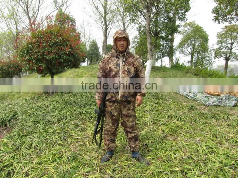 camo ghillie suit/desert hunting clothing/camouflage sniper ghillie suit