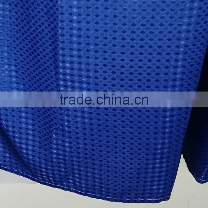 Waterproof Custom Gradient Color Jacquard Point Shower Curtain for Hotel
