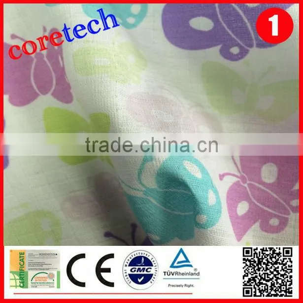 ECO-friendly soft washable organic cotton muslin fabric factory