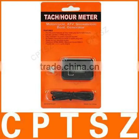 Water Resistant Digital LCD Hour Meter for Motor