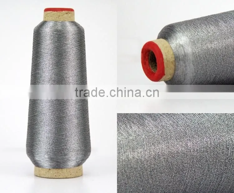 ms type Metallic yarn polyester yarn inside
