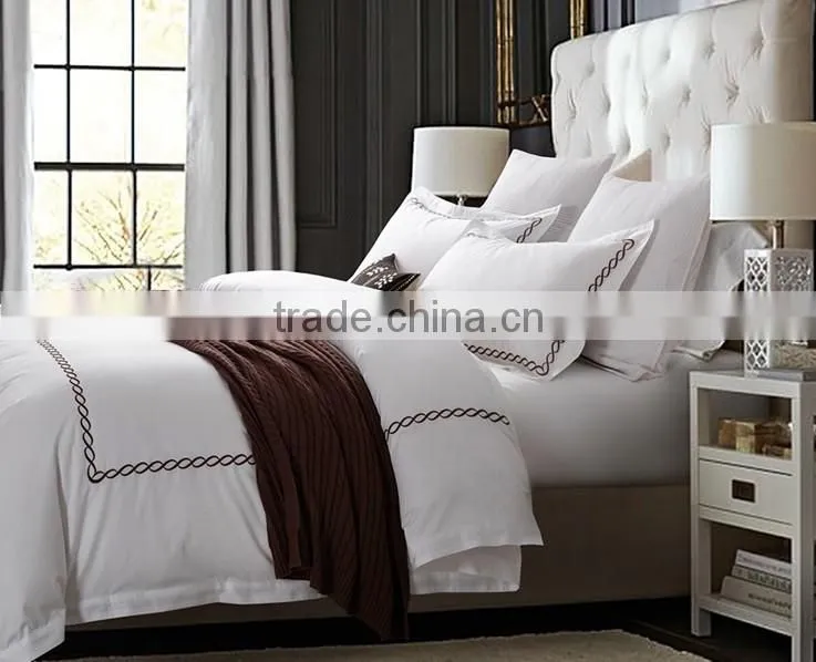 5 Star Luxury Hotel bedding set China Manufacturer