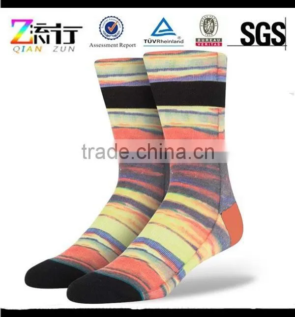 custom bulk wholesale sublimation socks men