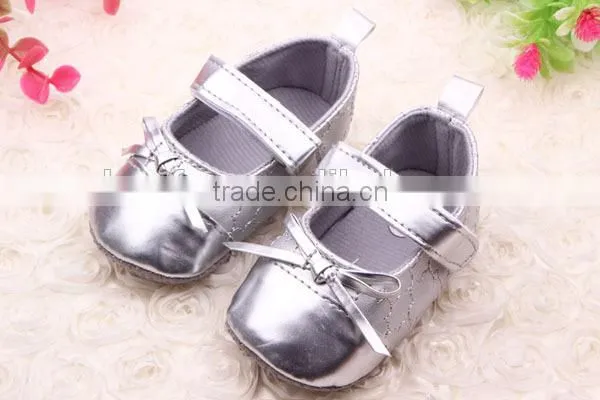 Hot Sale New Design Princess Girl Prewalker Baby Soft Sole Shoes