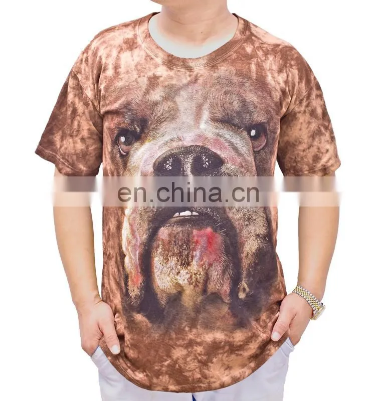 Men t-shirts with 3d animal print,animal printed 3d t-shirt,3d printing t shirt