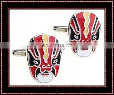 Traditional China Opera facial cufflinks