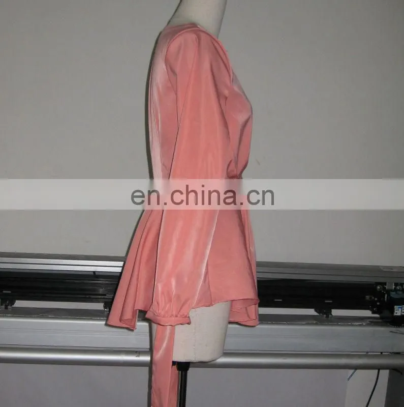 Muslim woman satin blouse