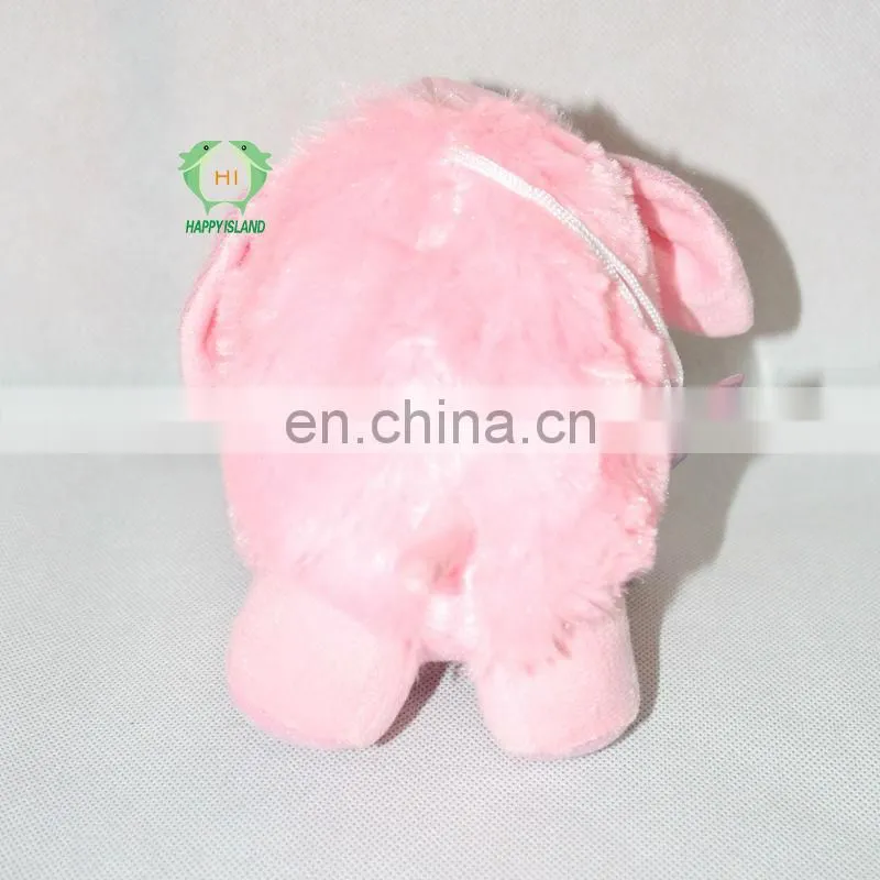 HI cheap valentine pink plush elephant , custom plush toys