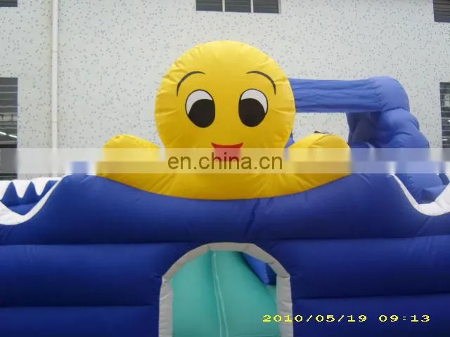TOP INFLATABLES Brand new six flags inflatable mamaroo bouncer used fiberglass water slide for sale