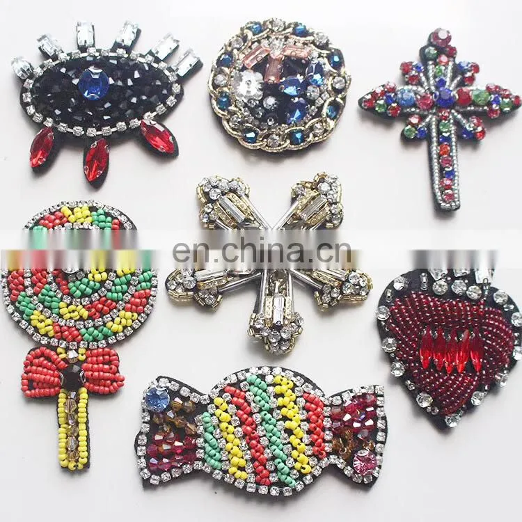 fruit Patches Beaded Handmade Applique