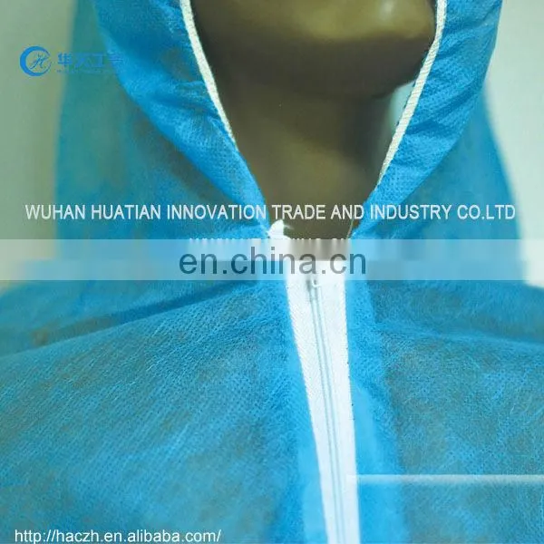 disposable plastic coverall..industry coverall..lightweight coveralls