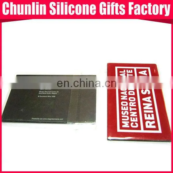 Customized cheap aluminium souvenir fridge magnet