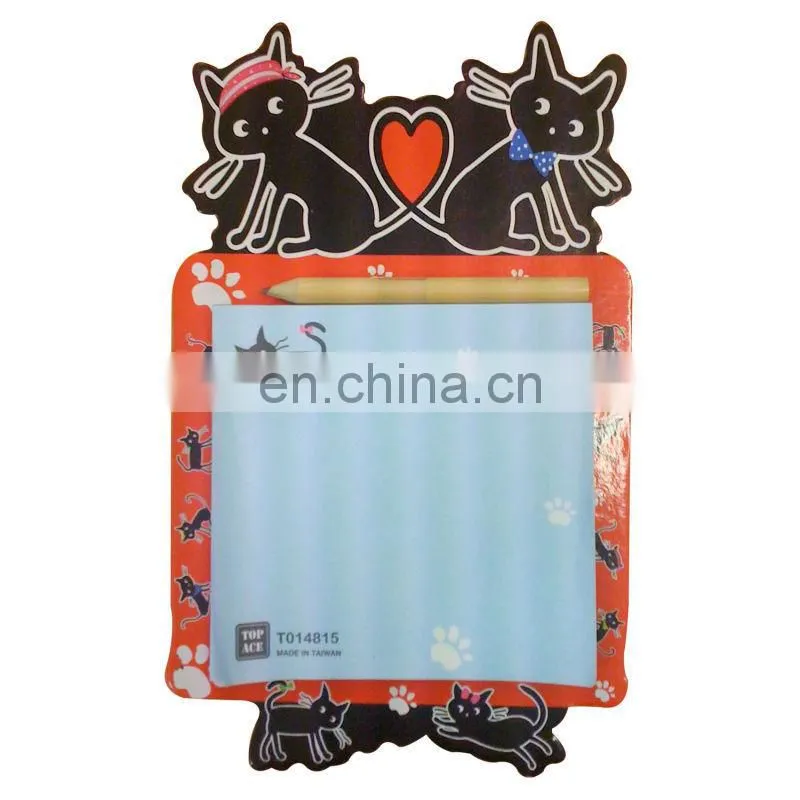 promotive high quality custom fridge magnet message pad