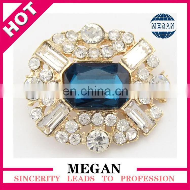 2016 new design snowflake metal rhinestone knot white jewelry buttons for clothing