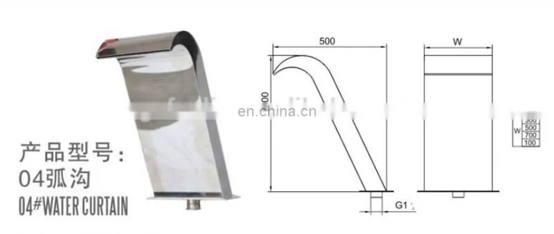Programmable indoor waterfalls for home decoration digital water curtain