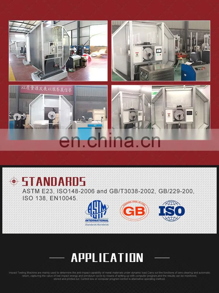 Charpy metal izod charpy impact testerimpact testing machine