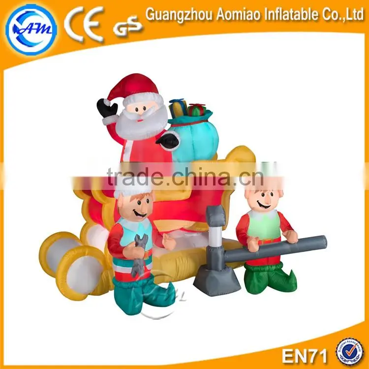 Christmas lighting decorations inflatable peanuts inflatable reindeer