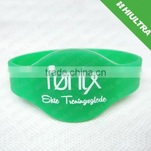 New Product cheap ntag203 waterproof silicone rfid wristbands for event made in china