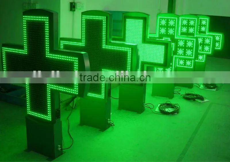 P16 LED pharmacy cross outdoor