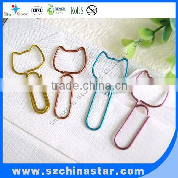 2015 Special colorful animal shapes paper clip