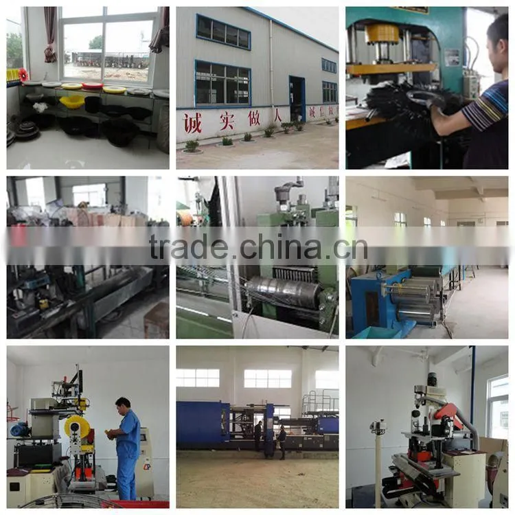 Industrial roller brush for road sweeping