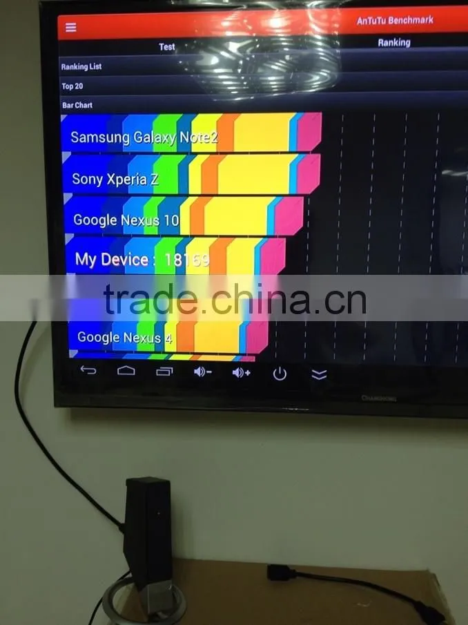 New Design! Full HD Media Player SW82 1.6GHz 1G+8G Android4.2 Quad Core RK3188 Smart TV Box with Camera 5Mpx