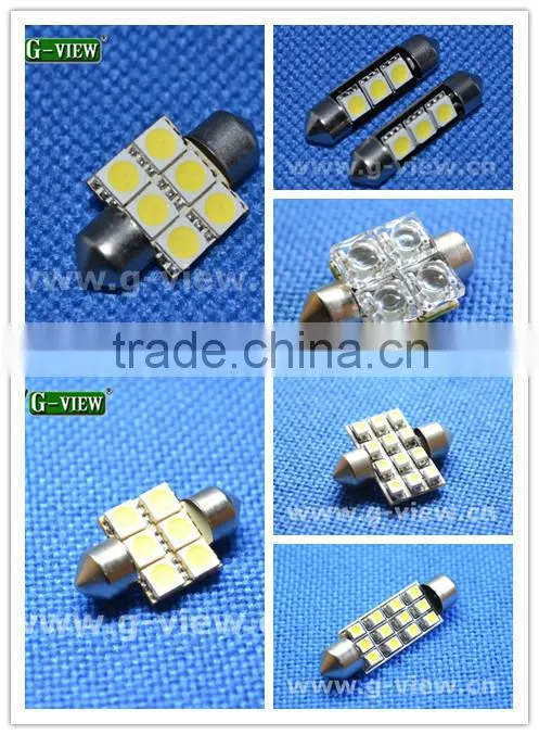 festoon car led light 12v , festoon led auto 44mm 12smd 1210 led auto bulb c5w