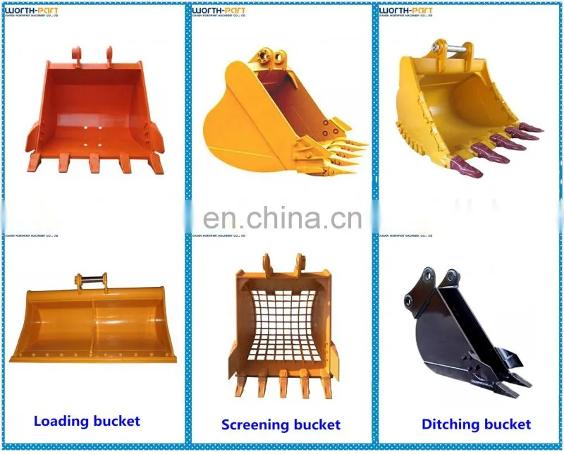 Skeleton/Sifting excavator Bucket for 12 Ton Excavator
