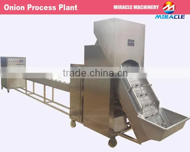 Fresh onion skin removing machine also named onion peeler machine
