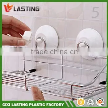 Multi-function Metal Bathroom & Kitchen Storage Shelf With Super Suction