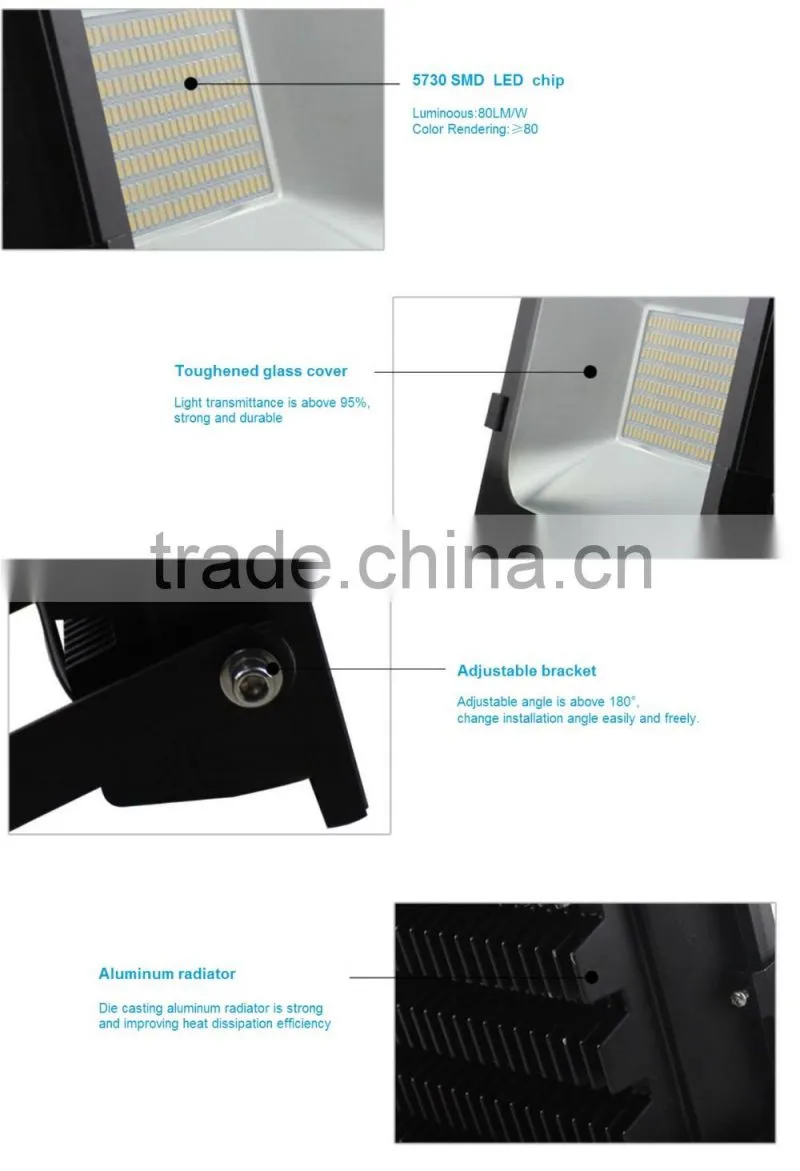 China factory price CE ROHS approved 10w 30w 50w 100w super bright SMD led chip ip65 waterproof outdoor 50w led flood light