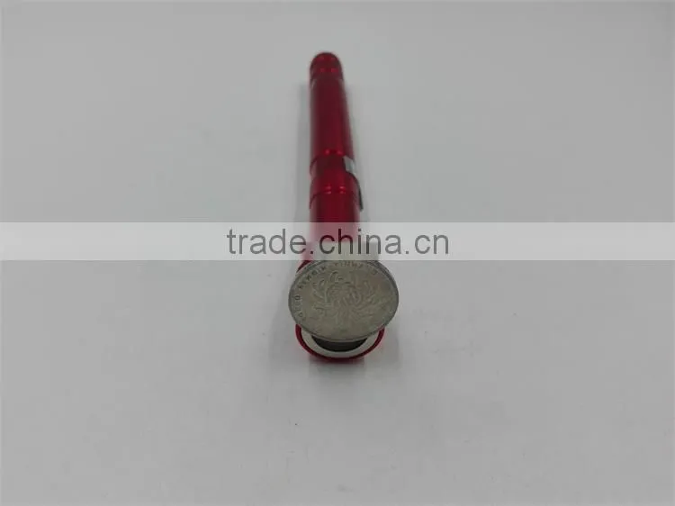 Telescopic Aluminum 3led Flashlight Magnet Tool Pick Up Telescopic Flashlight