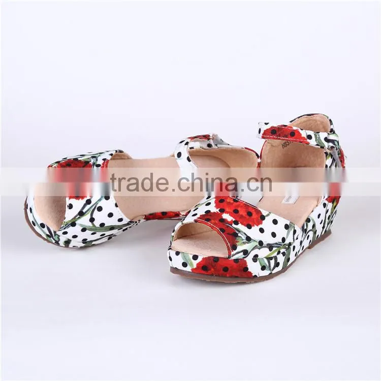 2015 Hot Fashionable Kids Shoes Princess Dress Up Shoes Slipsole Sandal For Girls