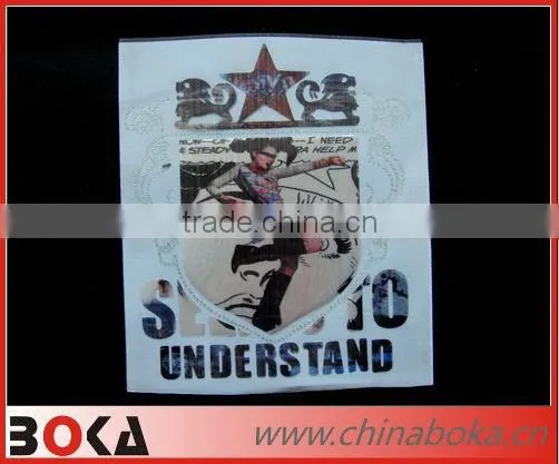 Fashion hot fox heat transfer motif for t-shirt