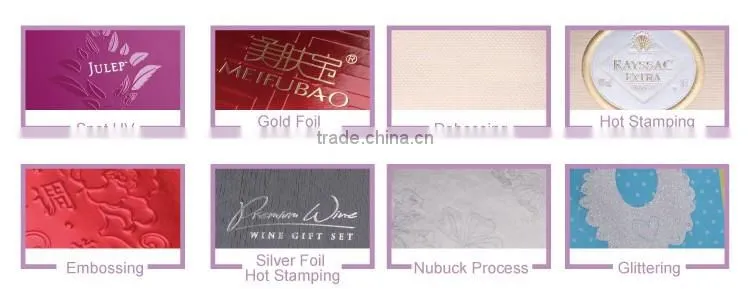 Customization top quality wood box for wine glasses
