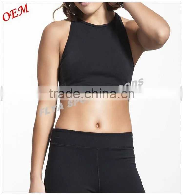 OEM Factory Women Dry Fit Crop Top Fitness Sport Bra Ladies Sportswear Bra Manufacturer