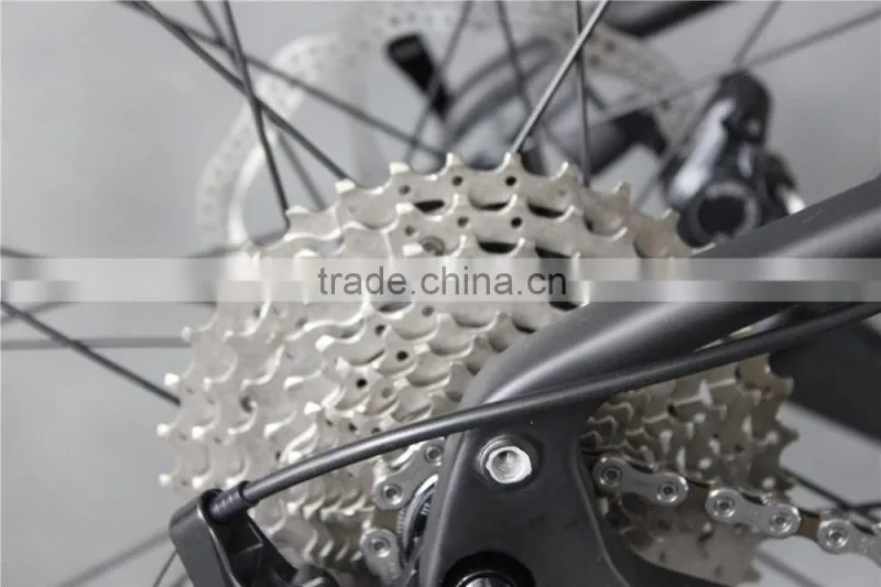2015 hot sell carbon complete fatbike UD matt with fat fork 150mm