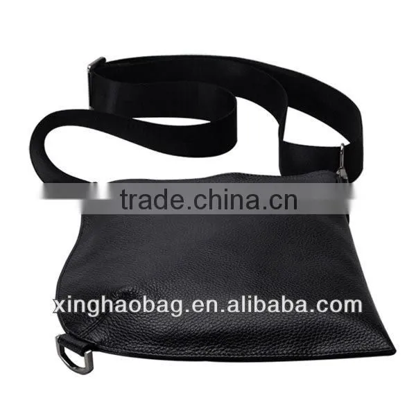 Men's high quality men leather small sling bags hand bag