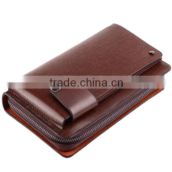 leather organizer fancy brand clutch wholesale wine purse