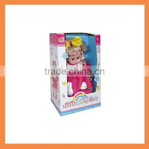vinyl blink eyes function fashion girl doll