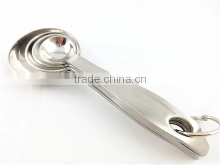 Stainless steel measuring scoop