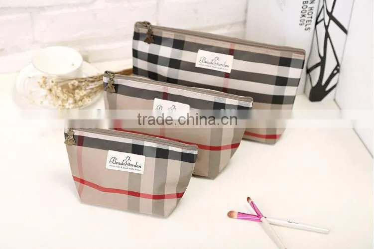 2015 new design colors PU cosmetic bag for stock