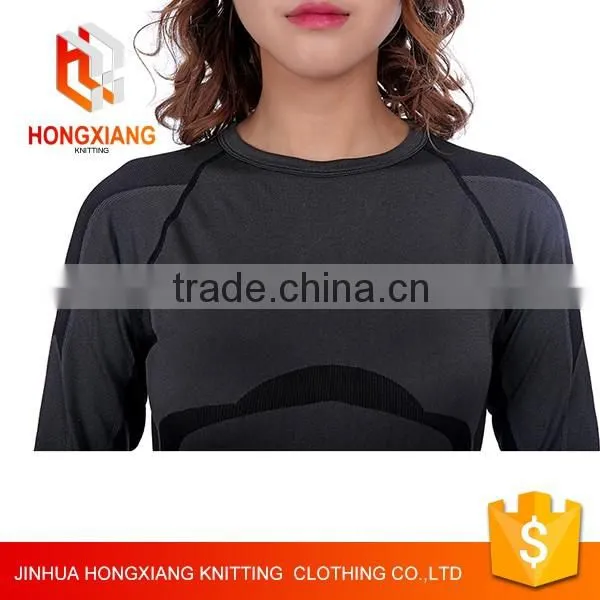 Hongxiang men and women sport wear suit ,Body sculpting Yoga jogging suits,cheaper and OEM factory produce 100%polyester