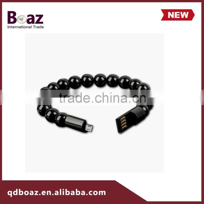 Colorful fashion universal bracelet charger cable for smartphone