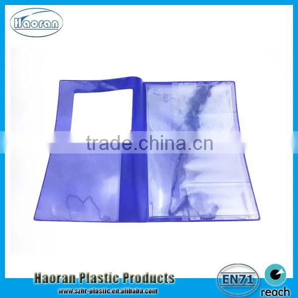 pvc flap pocket car use document holder