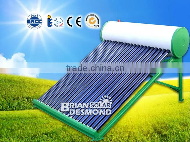 Best Quality Solar Water Heater With Electric Heater / Electric Element As Backup
