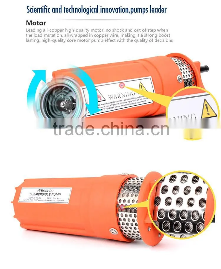 6L/min solar water pump submersible/solar fountain pump