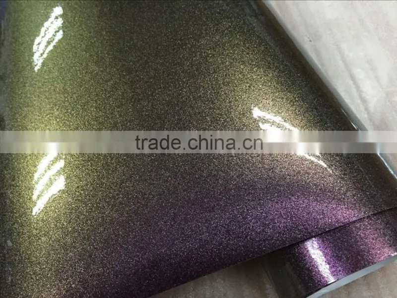 Chameleon Glitter Vinyl Car Sticker Design 1.52m*20M/Roll