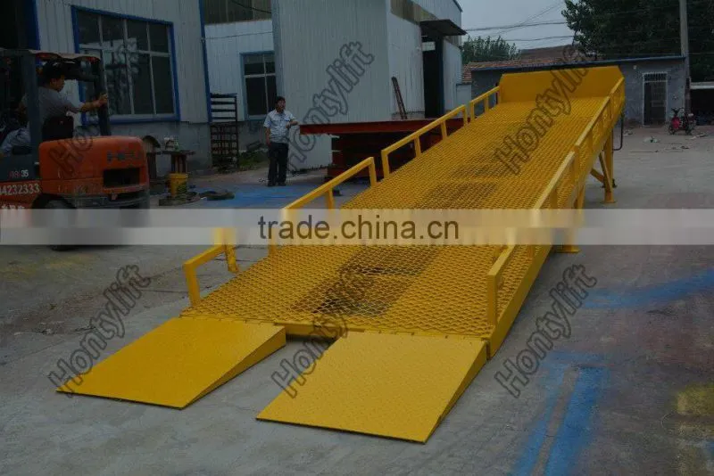 hydraulic mobile loading ramp yard ramp used for container